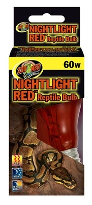 Zoo Med Nightlight Red Reptile Bulb 60W (Nr-60)