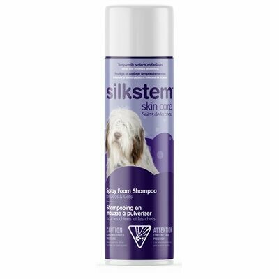 Bluestem Silkstem Anti-Itch Spray Foam Aerosol Shampoo for Dogs &amp; Cats 283g