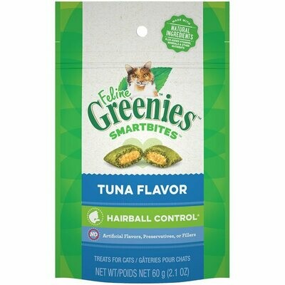 Greenies Feline Smartbites Hairball Ctrl Tuna 2.1oz