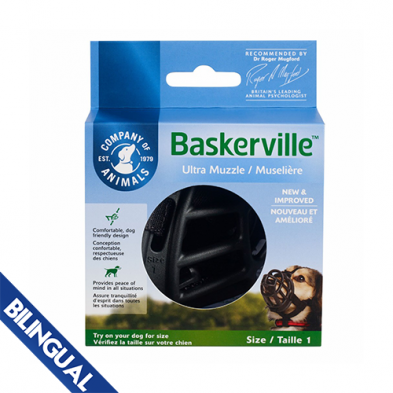 COA Baskerville Ultra Muzzle Size 1-Yorkshire Terrier