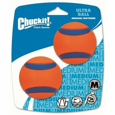 CHUCK IT! Launcher Compatible Ultra Ball Medium 2-Pack