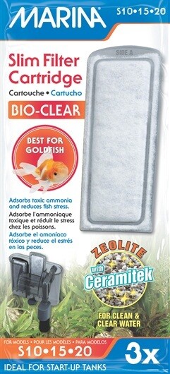 Marina Bio Clear Cartridge For Slim Filters, 3 Pack