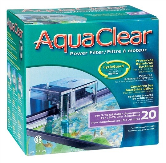 AquaClear 20 Power Filter, 76 L (20 US GAL.)