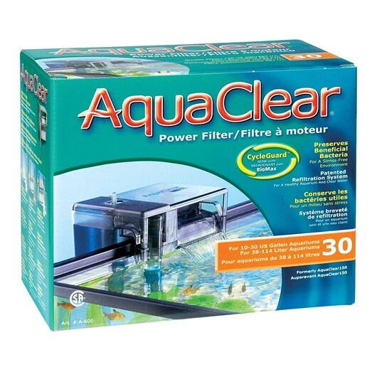 AquaClear 30 Power Filter, 114 L (30 US GAL.)