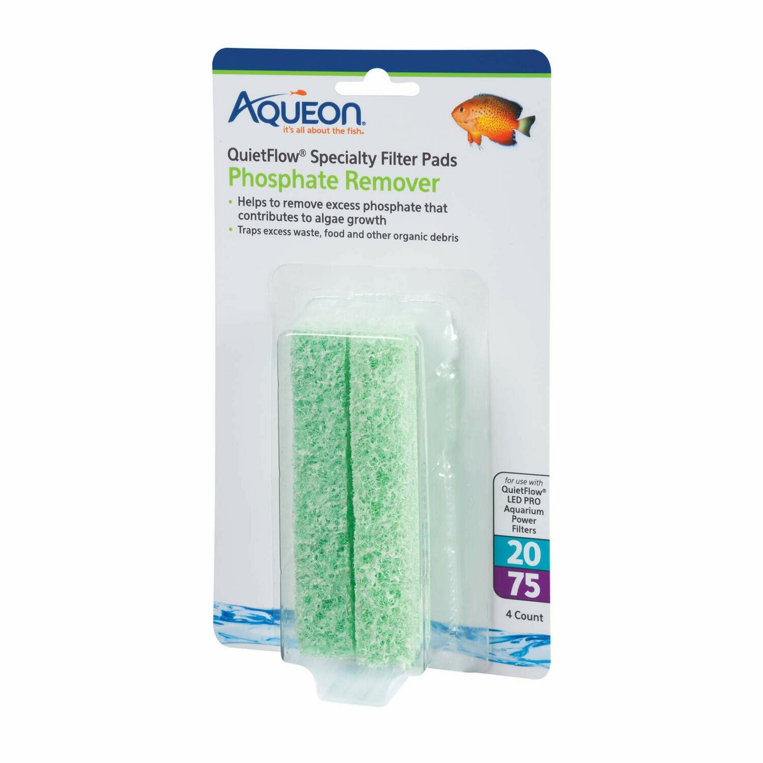 Aqueon Quietflow Phosphate Remover Filter Pads 20/75