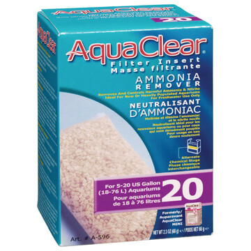 AquaClear 20 Ammonia Remover Filter Insert, 66 g (2.3 oz)