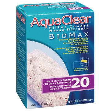 AquaClear 20 Bio-Max Insert, 60 g (2.1 oz)