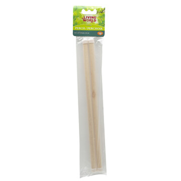 Living World Wooden Perches - 30 cm (12 in) - 2 pack