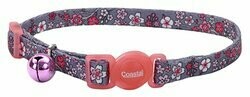 Safe Cat Fashion Adjustable Breakaway Cat Collar Multi-Coloured Pink Cherry Blossoms 3/8" x 8-12"