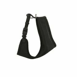 Coastal Comfort Soft Adjustable Cat Harness - 3/8in x 14-16in XS Black