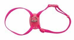 Size Right Snag-Proof Adjustable Cat 3/8in x 12-18in Harness Neon Pink