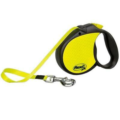 Flexi Neon Lead Tape Yellow Large 5m/16ft