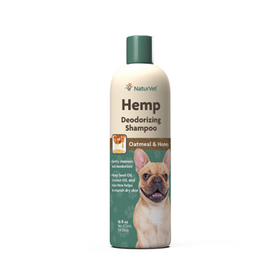 NaturVet Hemp Deodorizing Shampoo 16 oz0020006291
