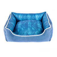 Resploot Sofa Bed - Rectangular - Deep Ocean - 60 x 50 x 21 cm (24 x 20 x 8 in)