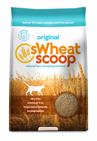 SWHEAT SCOOP FAST-CLUMPING UNSCENTED NATURAL CLUMPING WHEAT CAT LITTER 25 LB
