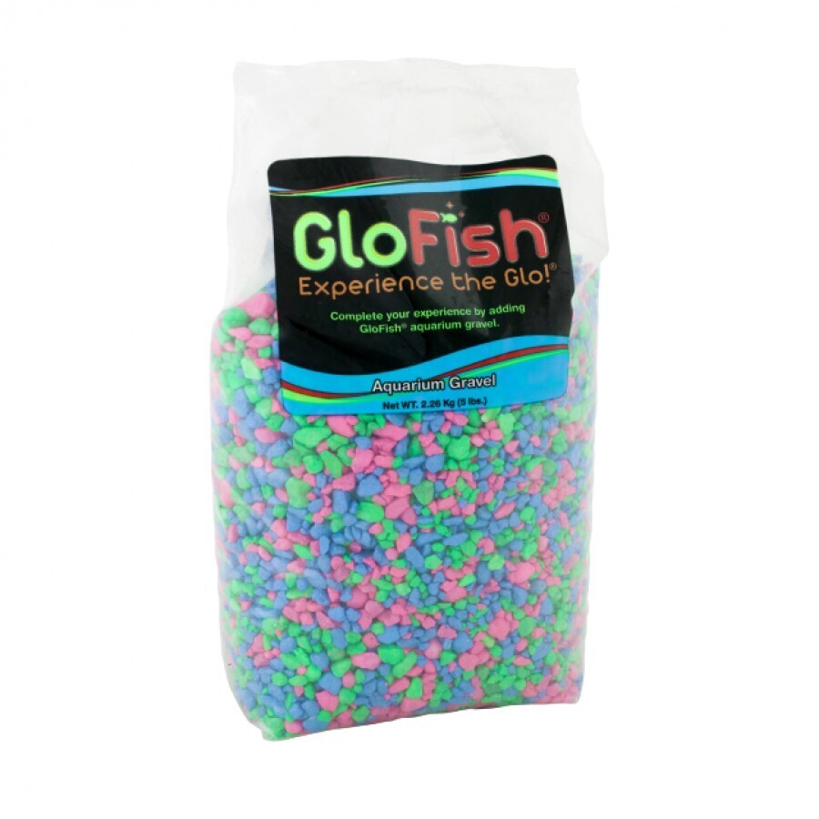 GloFish Gravel Pink/Green/Blue Fluorescent 5lb