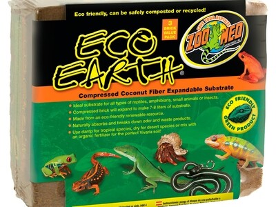 Zoo Med Eco Earth, 3 Pack Bricks (EE-20)
