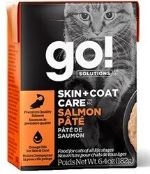 Go! Solutions Skin + Coat Care Salmon Pate Cat 181G/6.4Oz