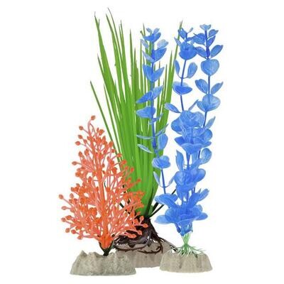 GloFish® Plant Multi Pack - Small Yellow/Medium Blue/Large Orange