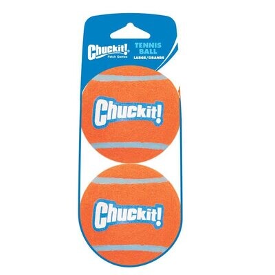 CHUCK IT! Launcher Compatible Tennis Ball Large 2-Pack