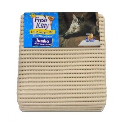 Royal Pet Fresh Kitty Jumbo Foam Litter Mat Tan Cat 40x25in