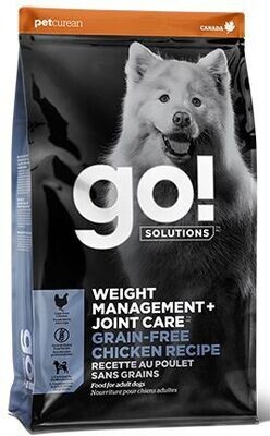 Go Weight Management Joint Care Grain Free Chicken Dog 22lb