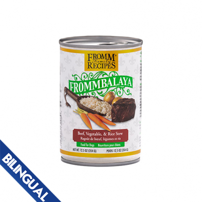 FROMM Frommbalaya Beef, Vegetable, & Rice Stew Wet Dog Can 12.5oz