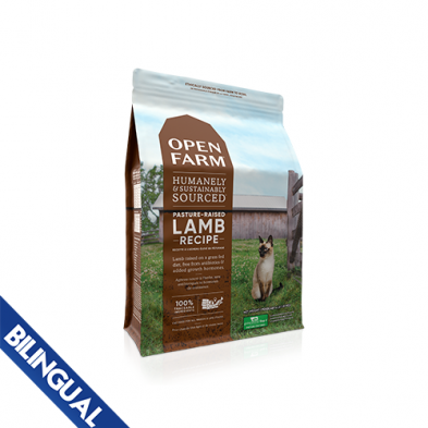 Open Farm Pasture-Raised Lamb Dry Cat Food 4 LB