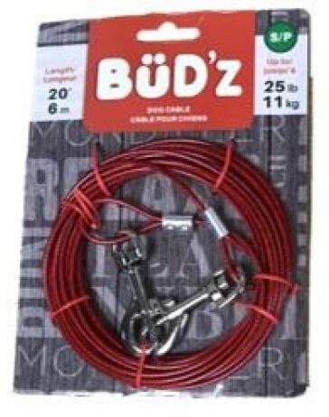 Bud-Z Tieout up to 25lb Dog 20ft