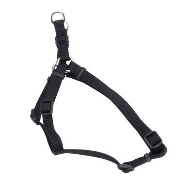 Comfort Wrap Adjustable Nylon Harness XSmall Black Dog 3/8in x 12-18in