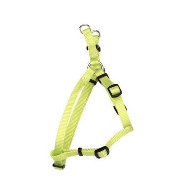 Comfort Wrap Adjustable Nylon Harness Small Lime Dog 5/8in x 16-24in