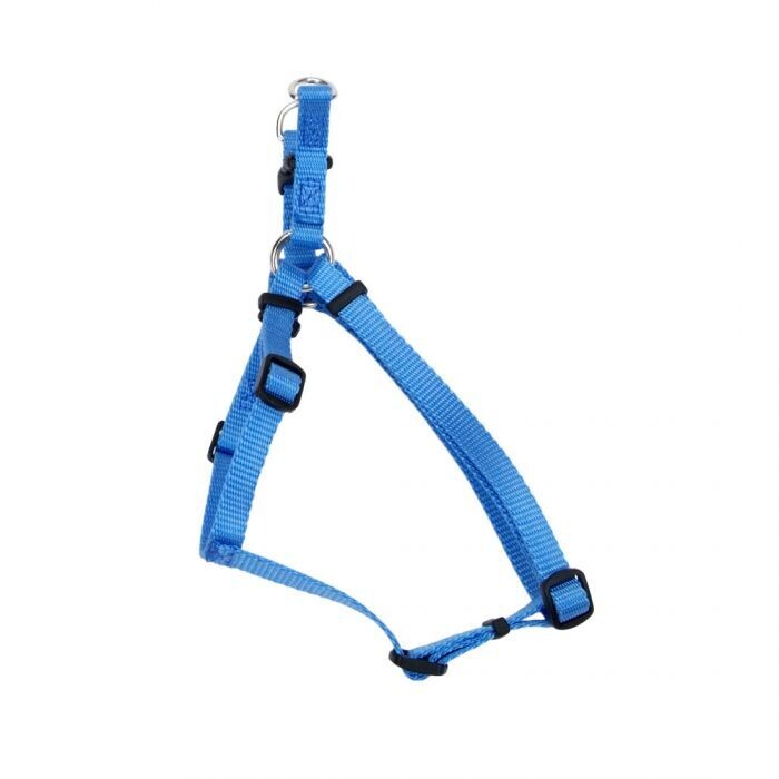 Comfort Wrap Adjustable Nylon Harness Medium Blue Lagoon Dog 3/4in x 20-30in