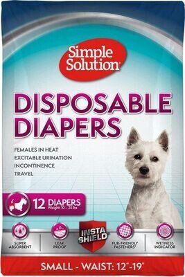 Simple Solutions Disposable Diapers 12/Pk Sm