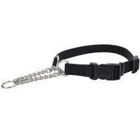 Check Training Collar Adjustable Collar with Buckle Black Dog 5/8x14-18in
