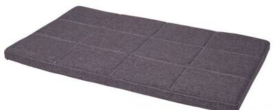 Bud-Z Comfort Flat Bed Grey Dog 23x16x2in