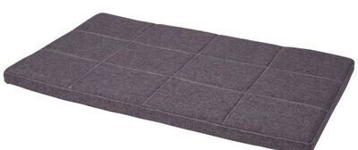 Bud-Z Comfort Flat Bed Grey Dog 35.5x23x2in
