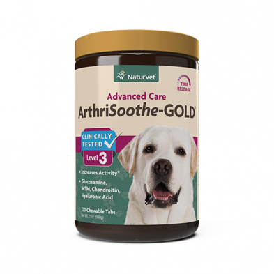 Naturvet Arthrisoothe Gold Advanced Care Chewable Tablet 120Ct