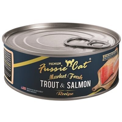 Fussie Cat Market Fresh Trout and Salmon 24 / 5.5oz