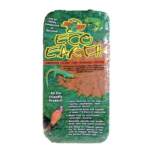 Zoo Med Eco Earth Coconut Fiber Substrate - 1 Brick (EE-10)