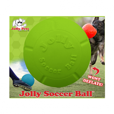 JOLLY PETS© SOCCER BALL ASSORTED COLORS 8&quot;