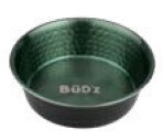 Bud'Z Stainless Steel Bowl, Hammered Interior Green 1900ml (64oz)