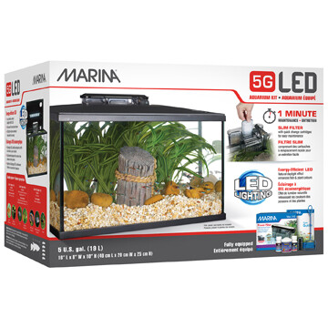 Marina 5G Led Glass Aquarium Kit 19L (5 Usg)