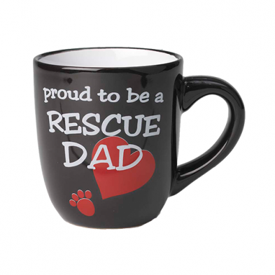 Petrageous Proud to be a Rescue Dad Mug 18 OZ