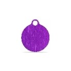Pet Tag - Circle Small Purple