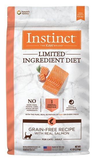 Instinct Limited Ingredient Diet Grain Free W Real Salmon Cat 4.5lb