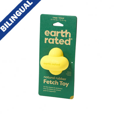 EARTH RATED FETCH TOY NATURAL RUBBER LARGE DOG TOY