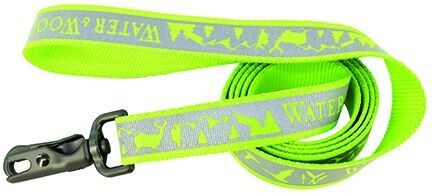 Water And Woods Reflective Dog Leash Lime Dog 1inx6ft 1pc