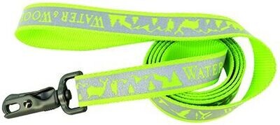 Water And Woods Reflective Dog Leash Lime Dog 1inx6ft 1pc