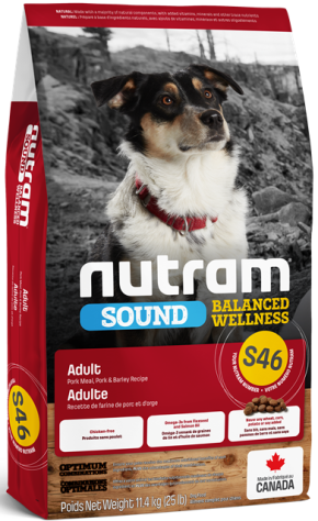 Nutram Dog Sound Balanced Wellness S46 Adult Dog 11.4KG