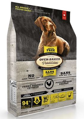 Oven-Baked Tradition All Breeds All Life Stages Grain Free Chicken Dog 5lb